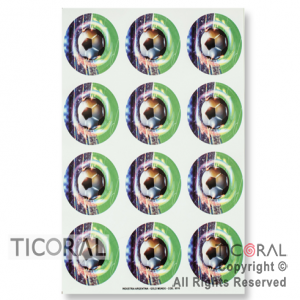 FUTBOL (GM) STIKERS AUTOADHESIVOS 10 x 12 UNIDADES